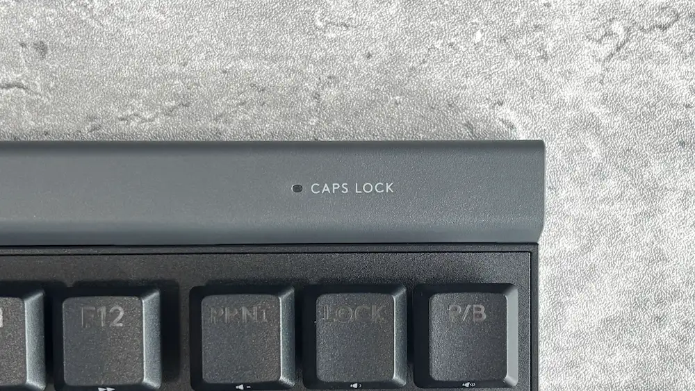 CapsLockランプ