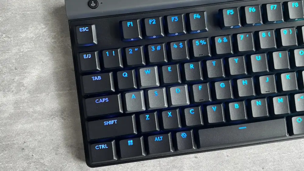 WASDの色が違くてお洒落
