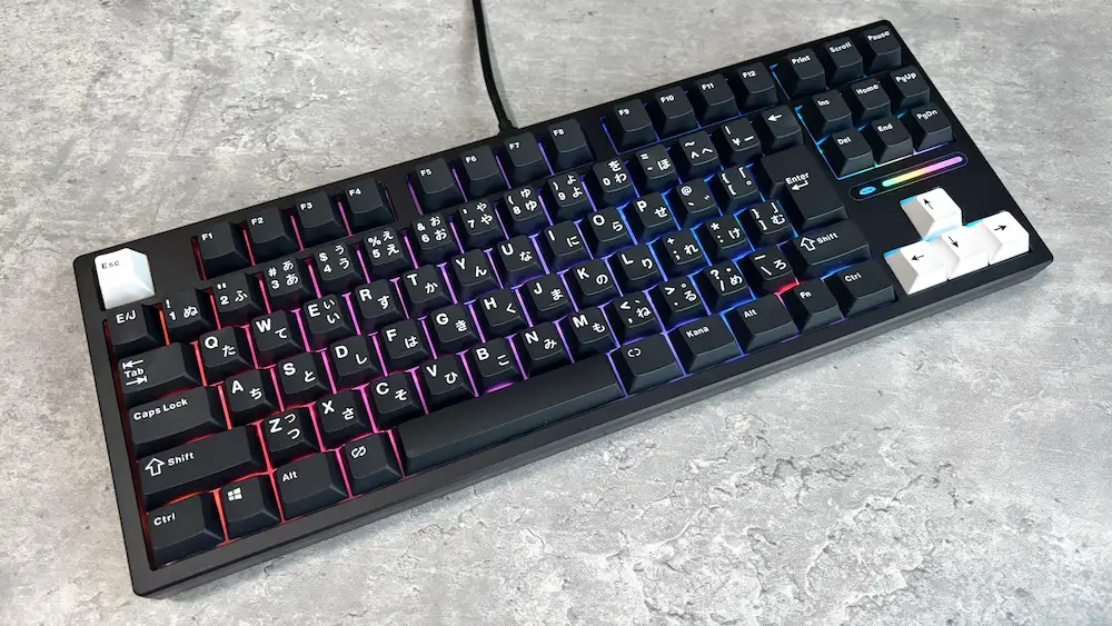 MageGee Captain87 JISのライティングについて