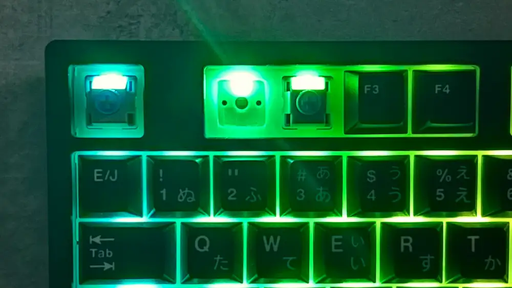 暗所でのライティング1