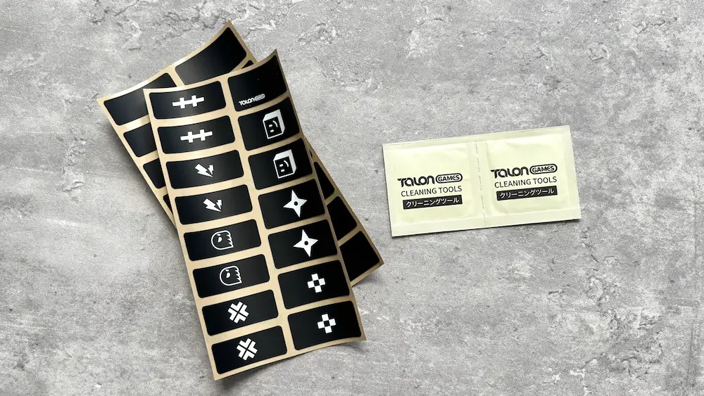 TALONGAMES PU-0の貼り付け