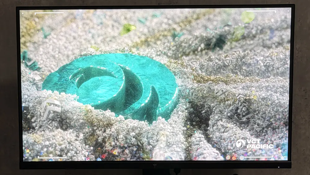 KTC 27M1 Proに表示したVCT PACIFICの映像
