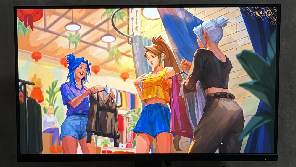 KTC 27M1 Proの人物イラストの表示例